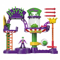 Игровой набор - Веселый дом Джокера с трамплином (Mattel, GBL26) - миниатюра